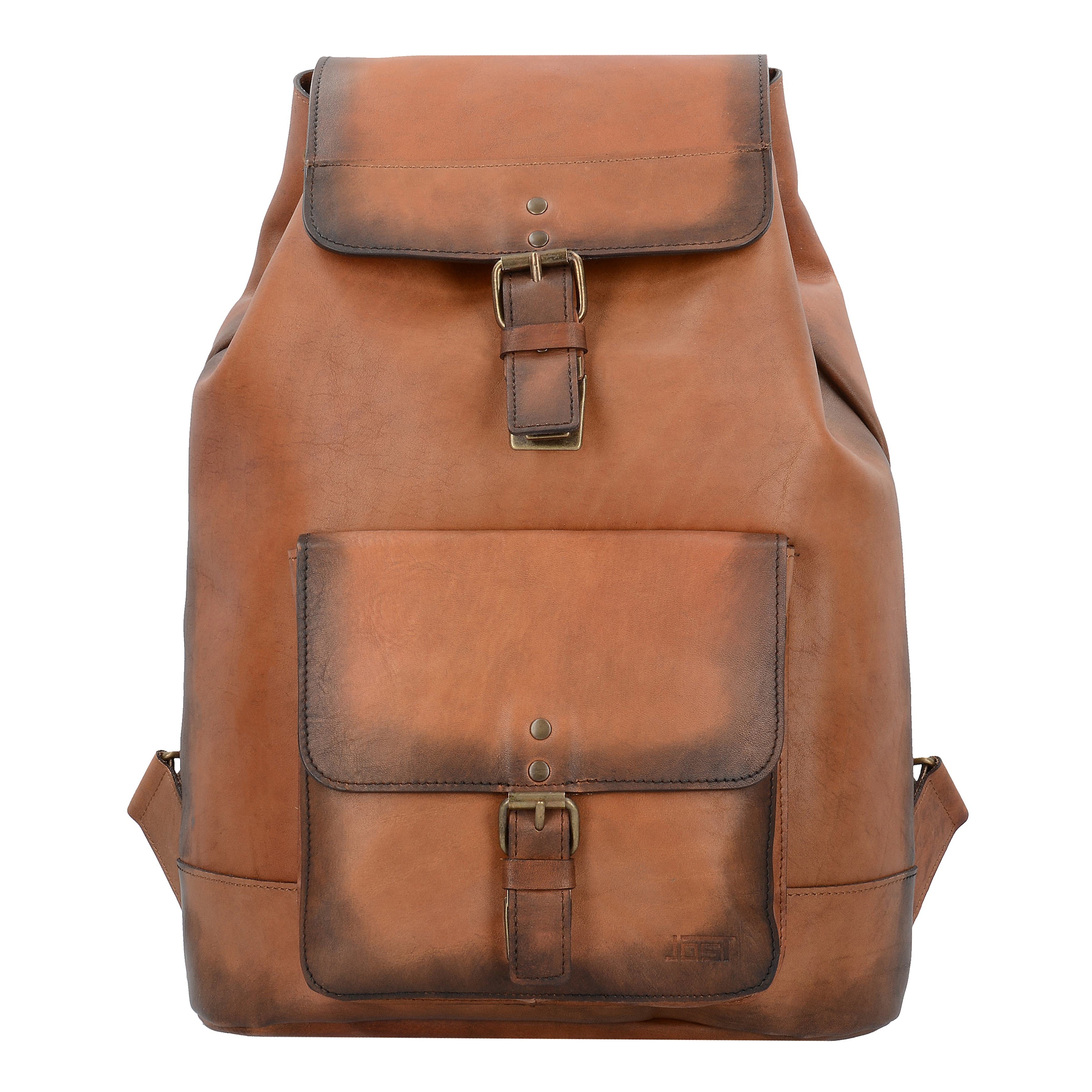 JOST Rucksack 'Randers' 46 cm in Braun: Vorderseite