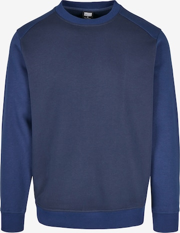 Urban Classics Sweatshirt in Blauw: voorkant