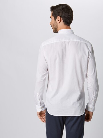 Coupe regular Chemise business Marc O'Polo en blanc : derrière