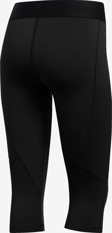 ADIDAS PERFORMANCE Skinny Sporthose in Schwarz