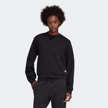 ADIDAS PERFORMANCE Sweatshirt in Schwarz: predná strana