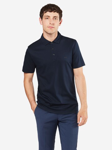 Michael Kors Poloshirt im Flammgarn-Design in Blau: predná strana