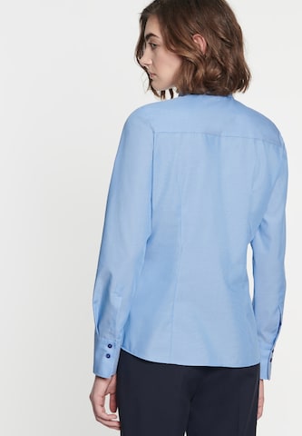 SEIDENSTICKER Bluse 'Schwarze Rose' in Blau