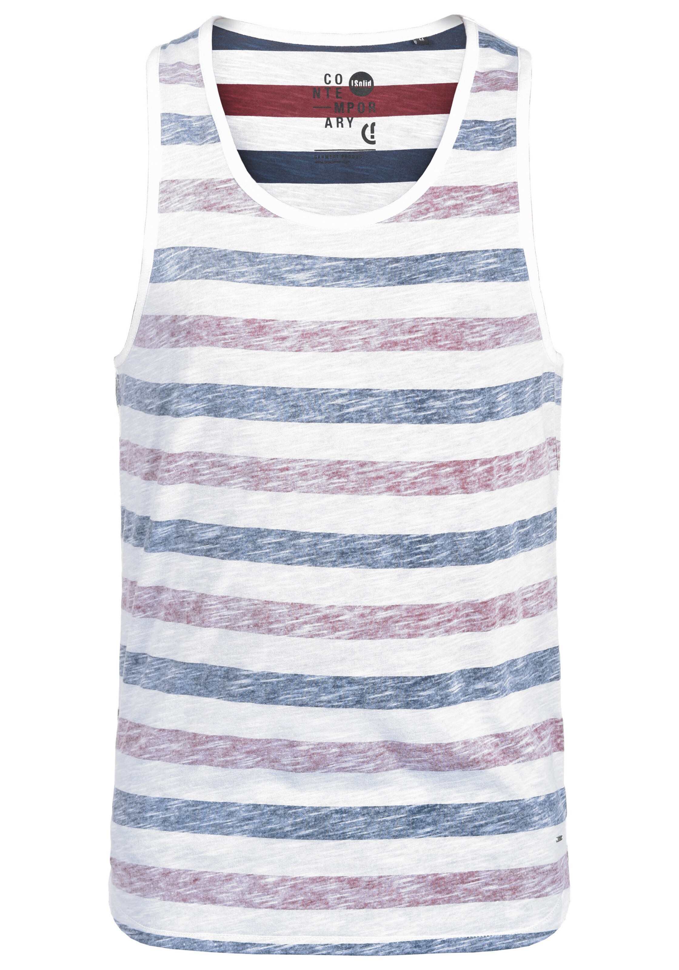 Maglietta 'Mende' di !Solid in colori misti: frontale