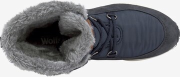 JACK WOLFSKIN Outdoorwinterboots 'Nevada Texapore High' in Blau