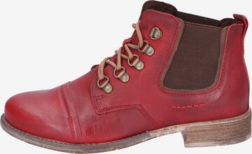 JOSEF SEIBEL Lace-Up Ankle Boots 'Sienna 09' in Red