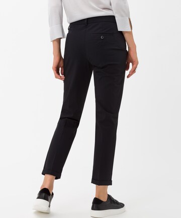 BRAX Slim fit Pleated Pants 'Maron' in Black