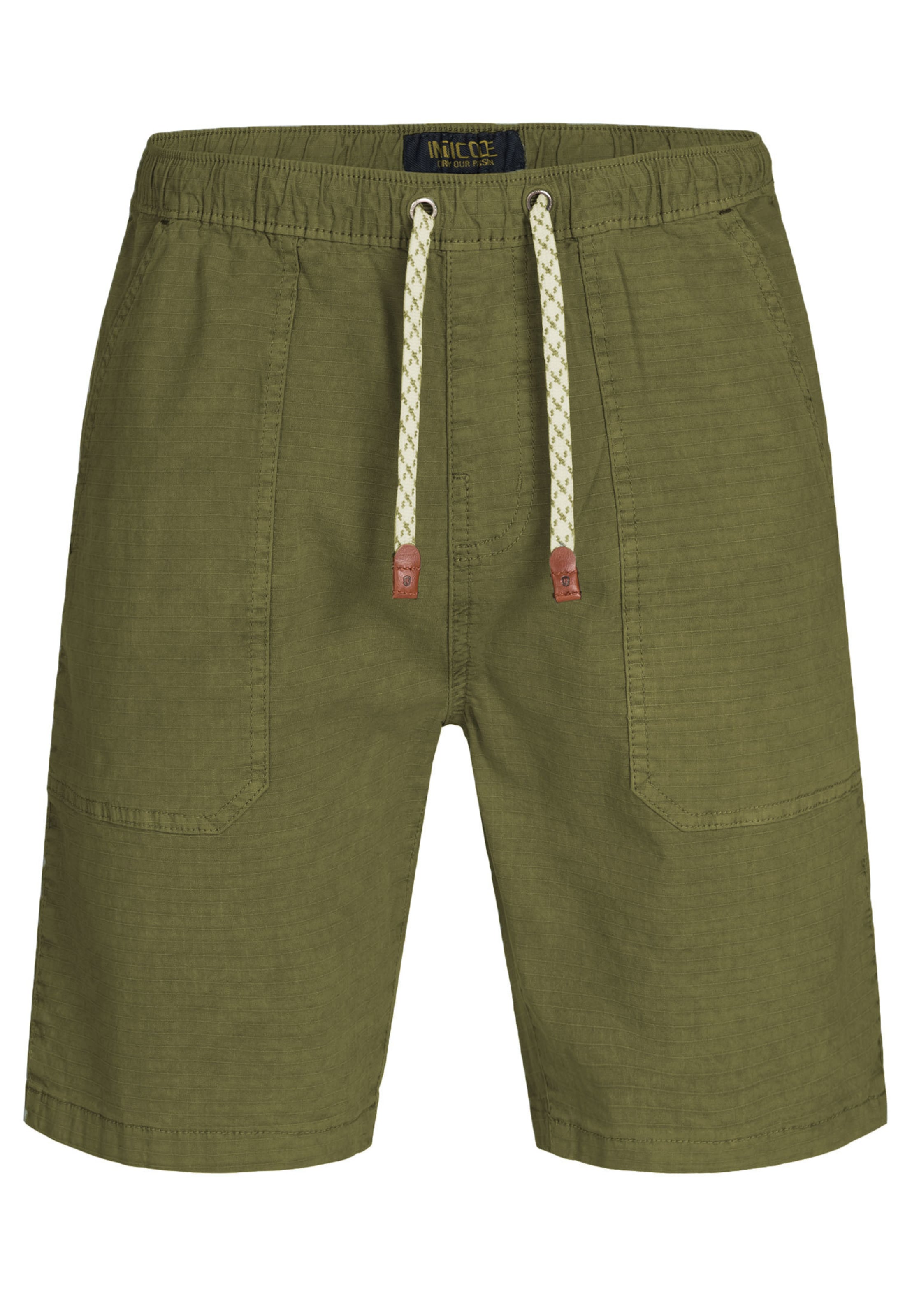 INDICODE JEANS Broek 'Stoufville' in Groen: voorkant