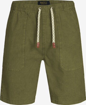 INDICODE JEANS Regular Pants 'Stoufville' in Green: front