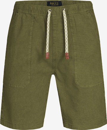 INDICODE JEANS Regular Pants 'Stoufville' in Green: front