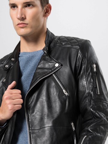 FREAKY NATION Lederjacke 'Cruiser' in Schwarz