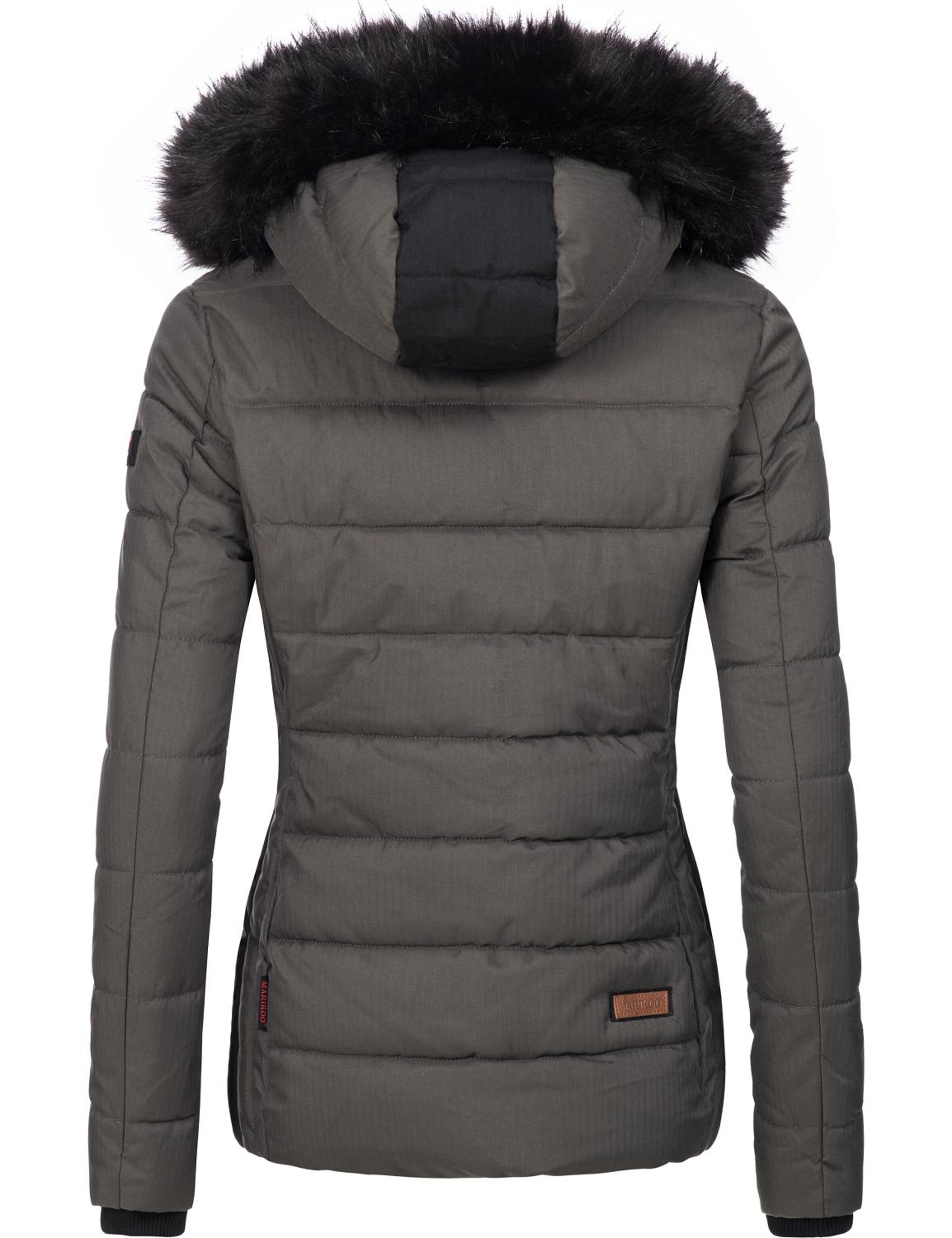MARIKOO Steppjacke 'Unique' in Grau