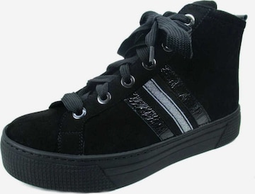 SEMLER High-Top Sneakers in Black: front