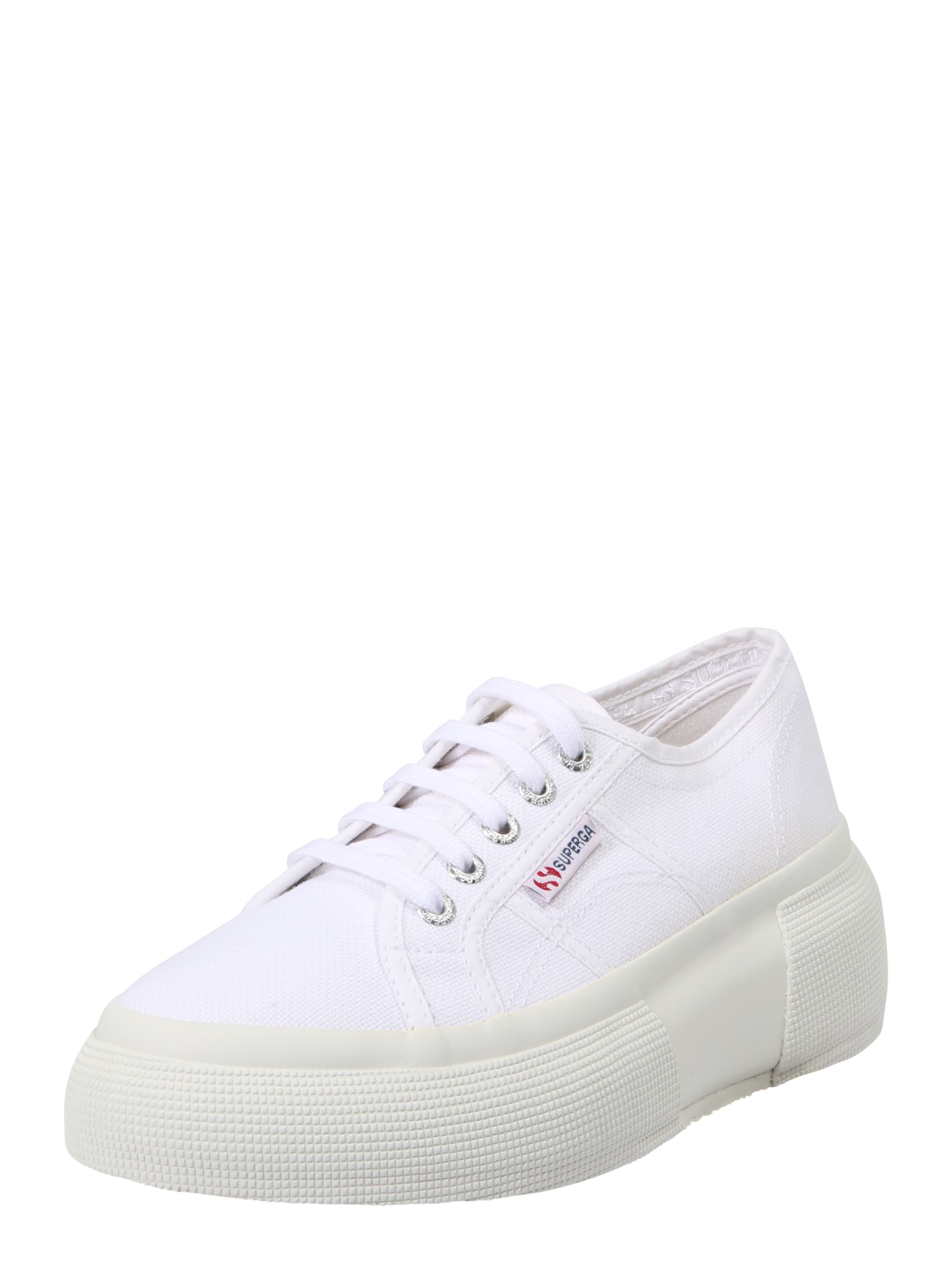 SUPERGA - Sapatilhas baixas 'Cotu' em branco: frente