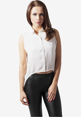 Camicia da donna di Urban Classics in bianco: frontale