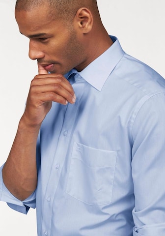 OLYMP Regular fit Button Up Shirt 'Luxor' in Blue