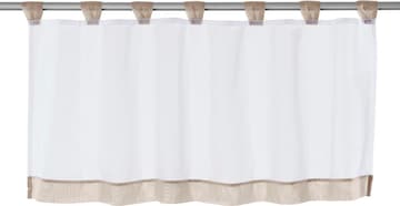 MY HOME Curtains & Drapes 'Bitola' in White: front