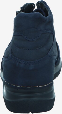 Wolky Lace-Up Ankle Boots in Blue