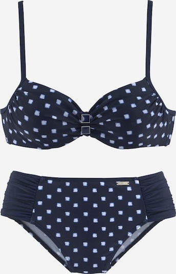 LASCANA Bikini i navy / lyseblå, Produktvisning