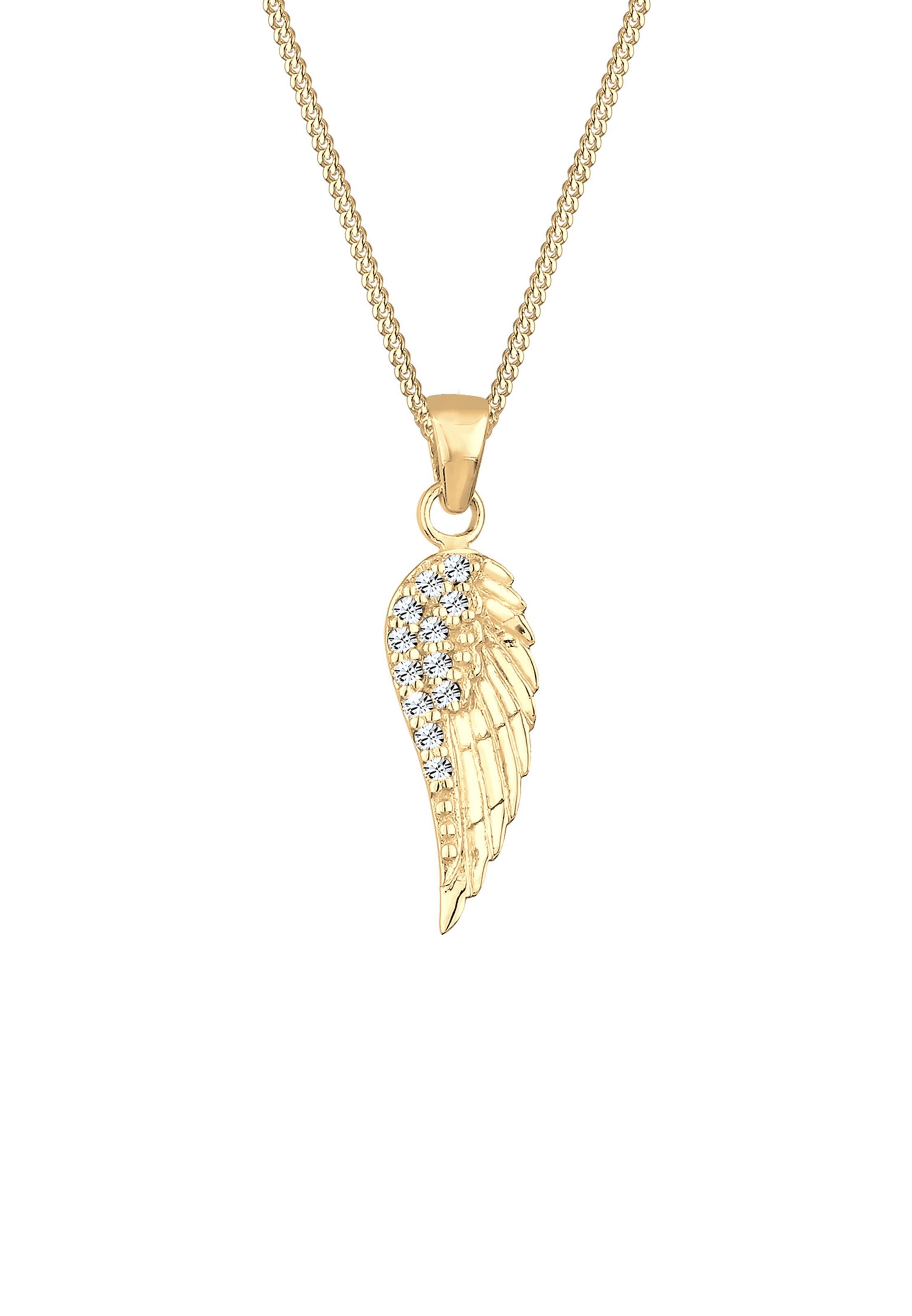 ELLI Ketting 'Flügel' in Goud