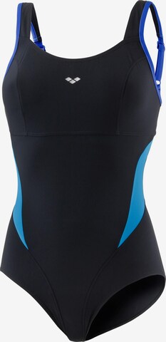 ARENA Bralette Active Swimsuit 'Makimurax' in Black: front