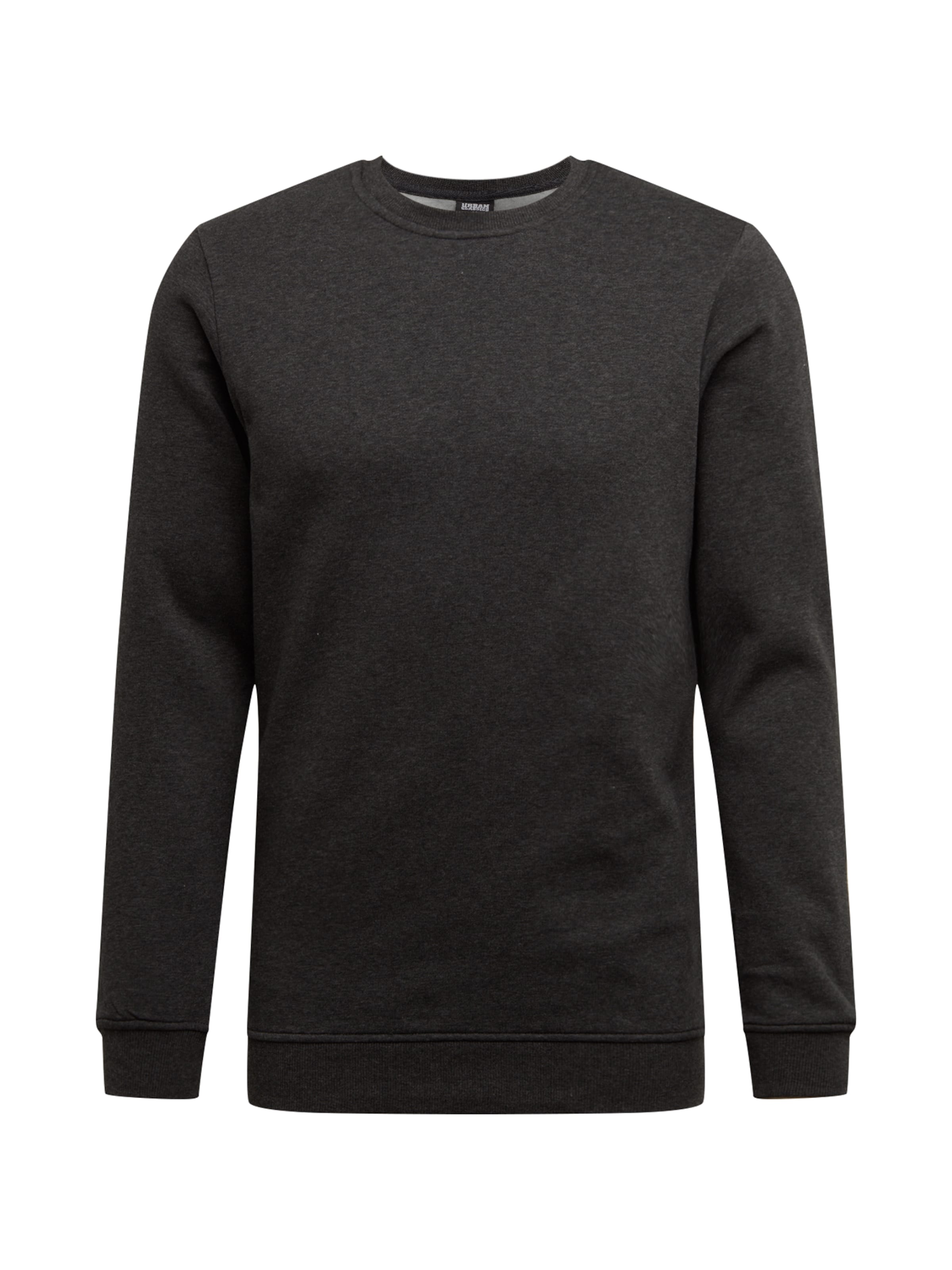 Urban Classics Sweatshirt in Black: front