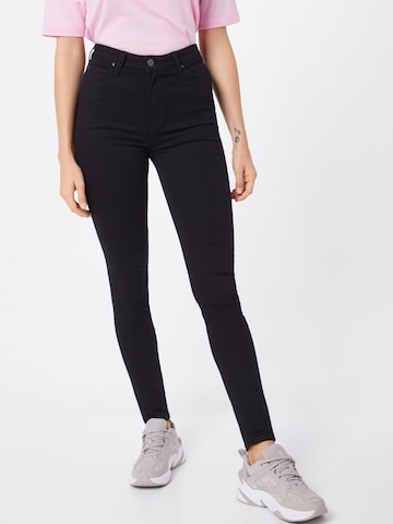 Lee Skinny Jeans 'IVY' in Black: front