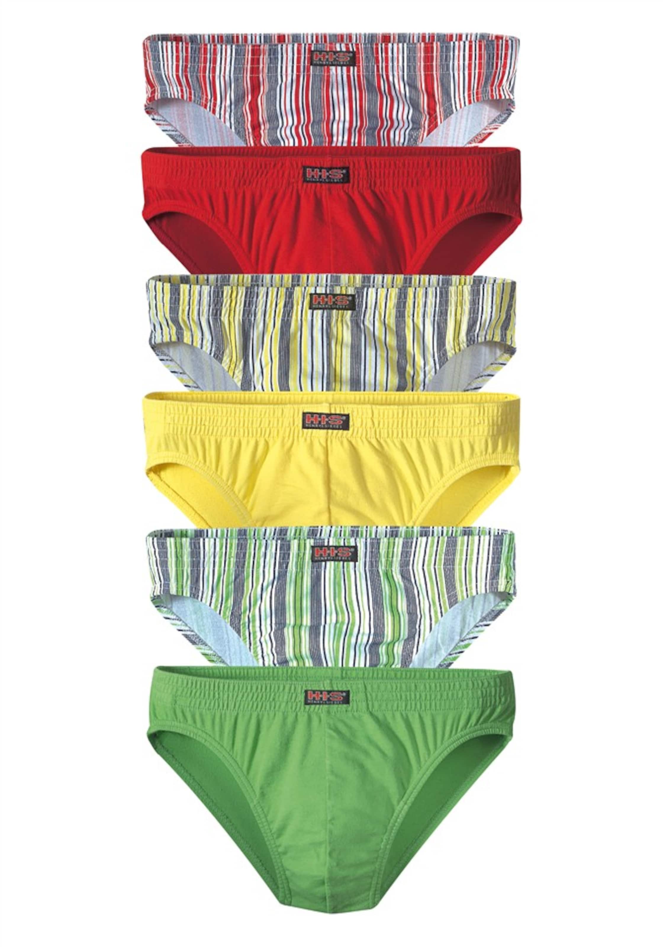 Slip H.I.S en jaune : devant