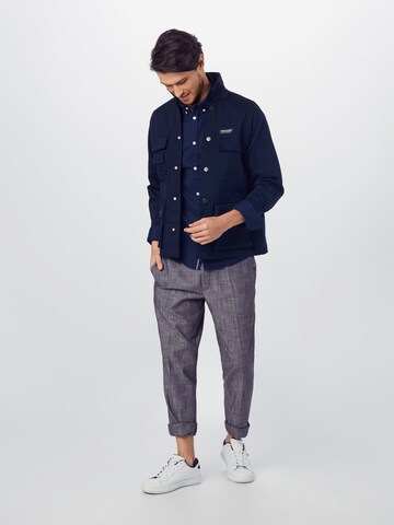 Casual Friday Regular Fit Hemd 'Anton' in Blau