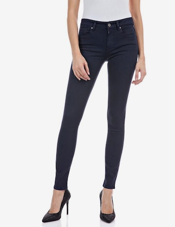 Skinny Jeans 'New Luz' di REPLAY in nero: frontale