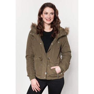 VERO MODA Winterparka in Groen: voorkant