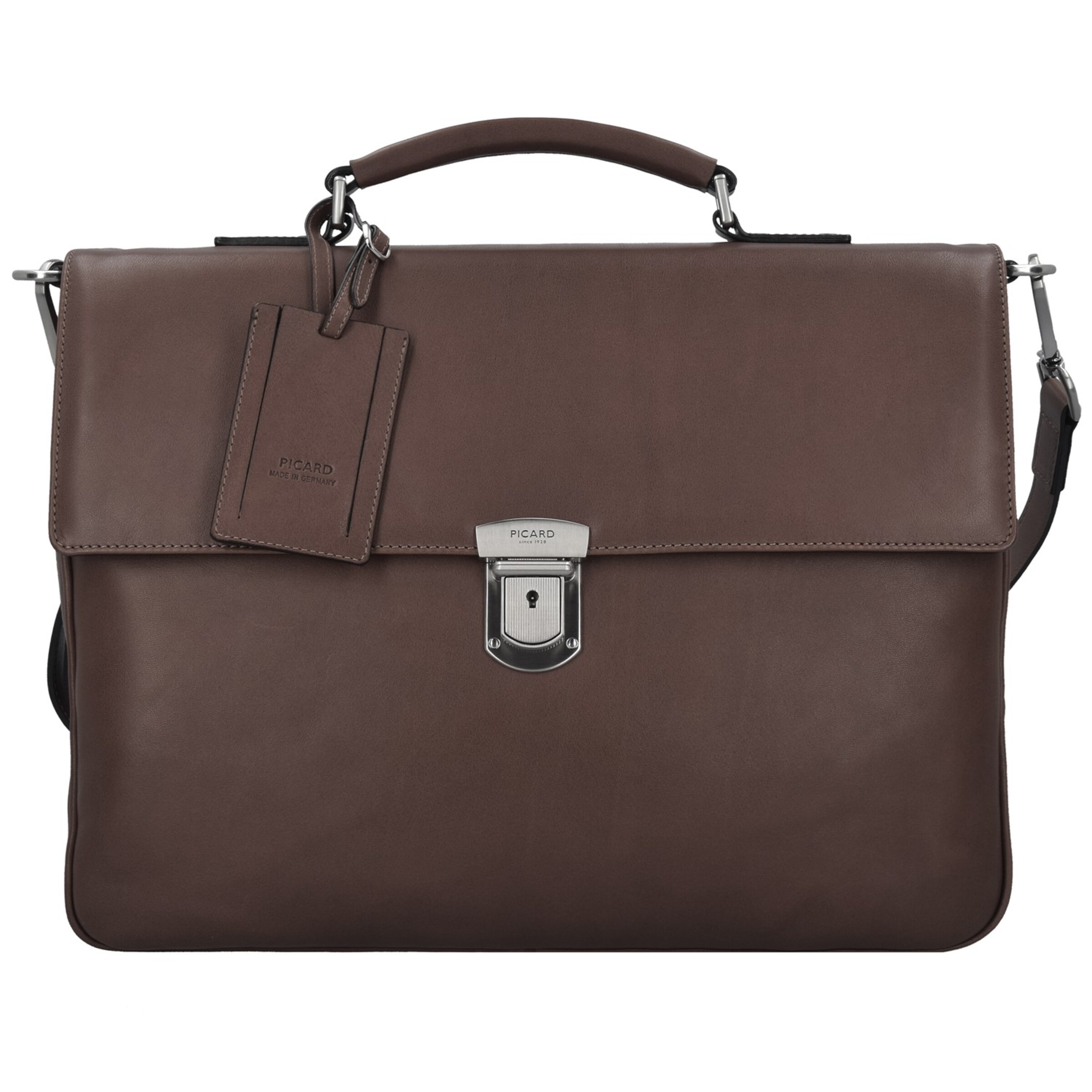 Picard Aktentas 'Authentic' in Bruin: voorkant