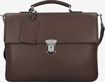 Picard Document Bag 'Authentic' in Brown: front