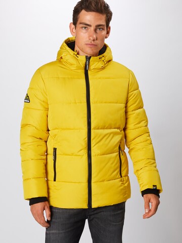 Veste mi-saison Superdry en jaune