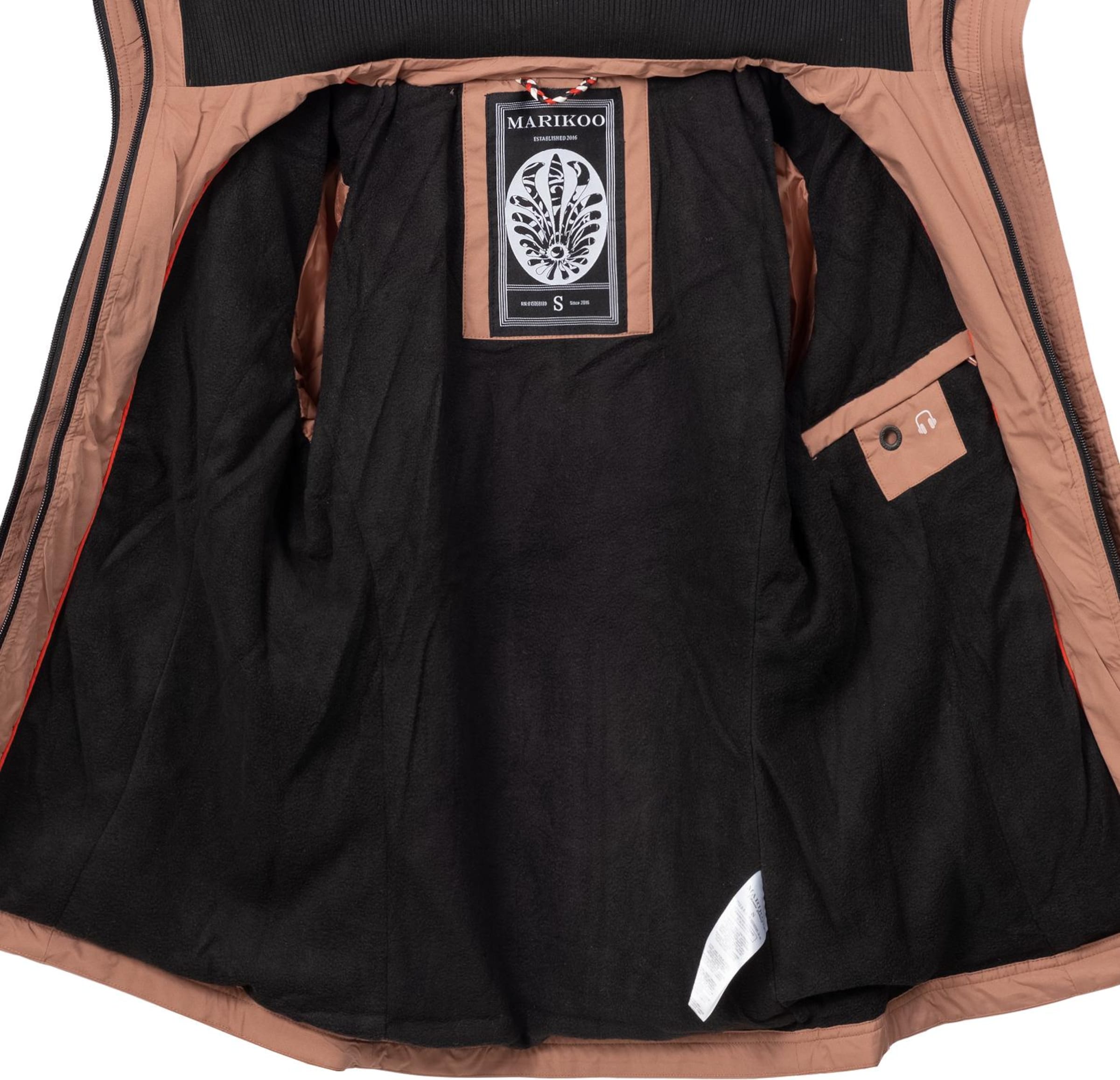 MARIKOO Funktsionaalne jope 'Erdbeere', värv roosa