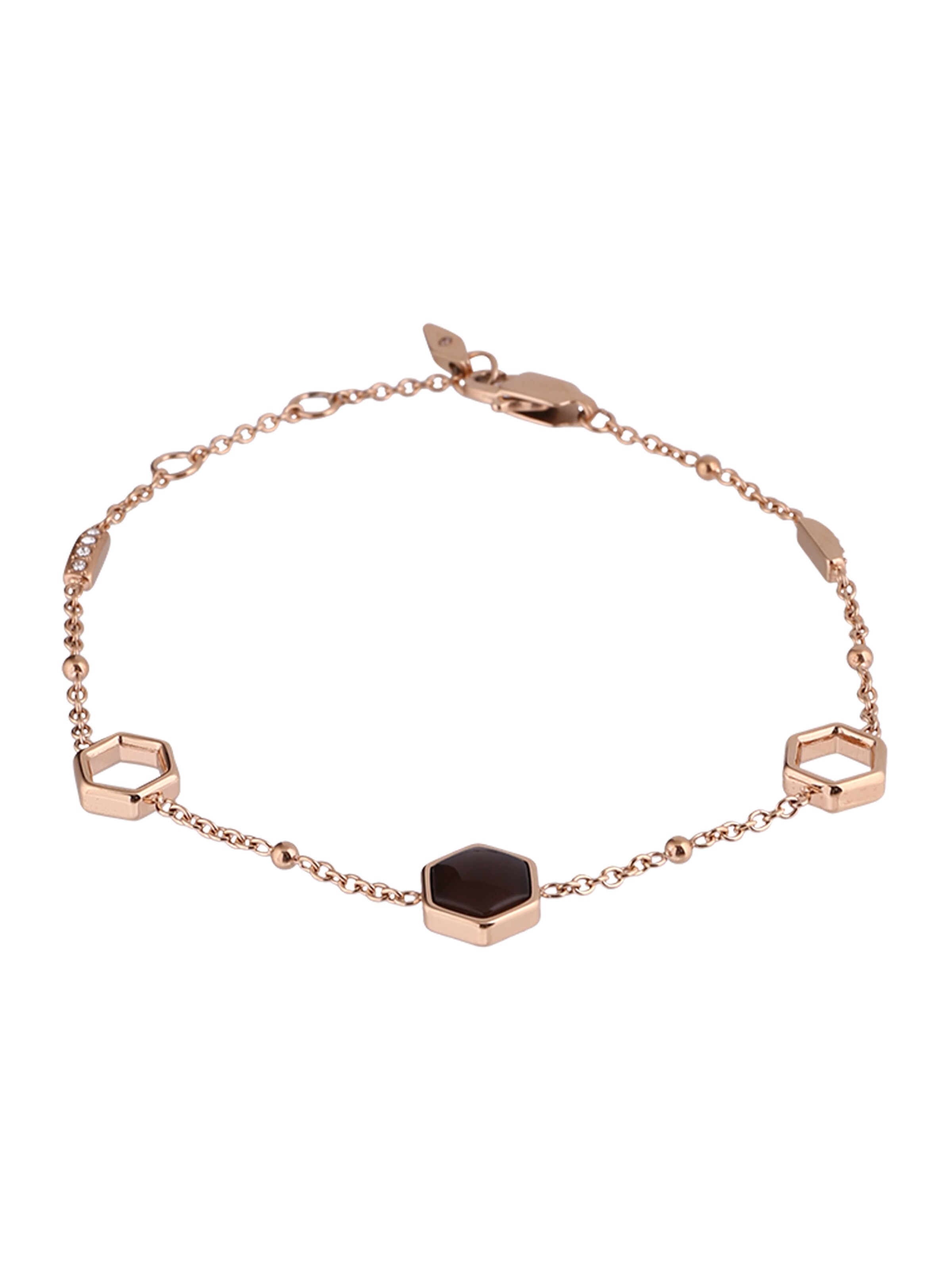 FOSSIL - Armband 'Classic' in de kleur Goud