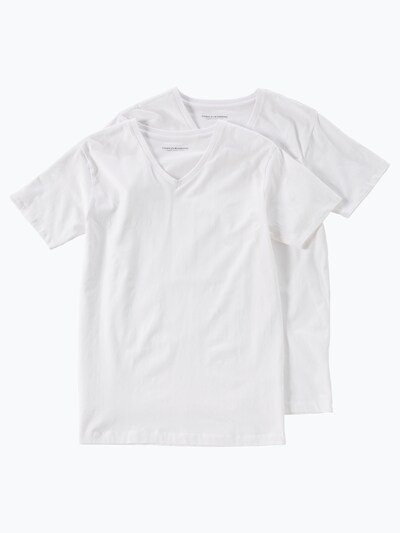 Finshley & Harding T-Shirt in weiß, Produktansicht