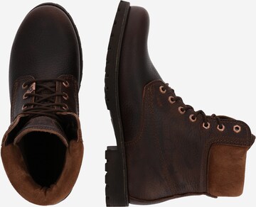 PANAMA JACK - Botas com atacadores em castanho: lateral