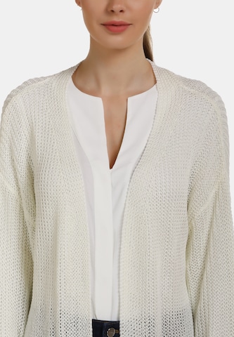 Usha Knit Cardigan in White: front