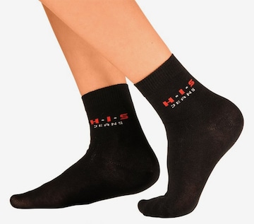 H.I.S Socks in Black: front