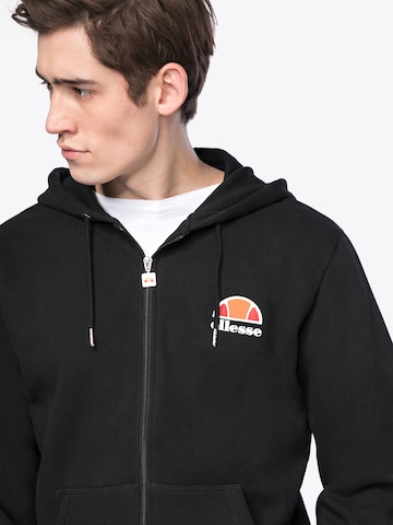 ELLESSE Sweatjacke 'Milletto' in Schwarz