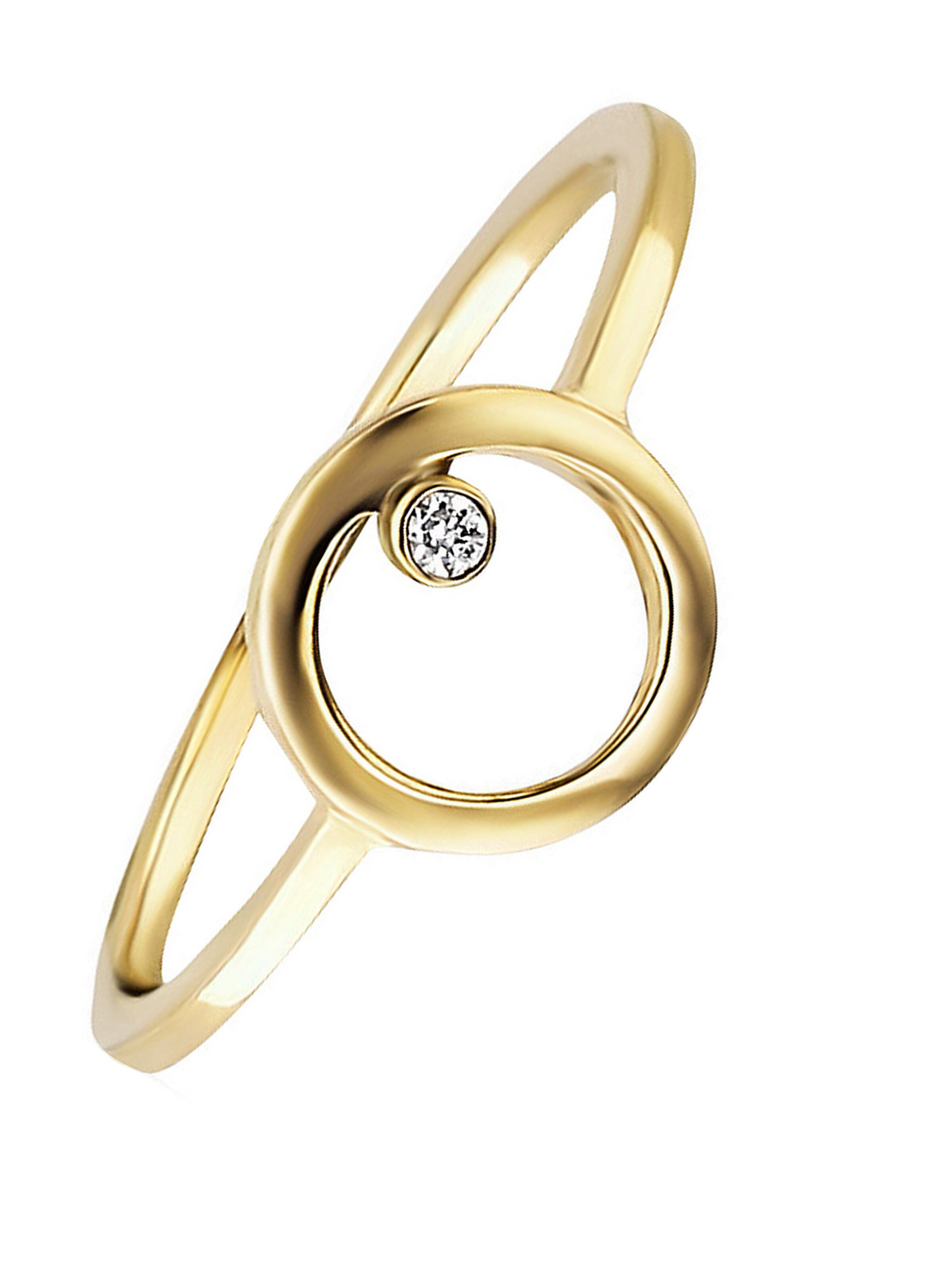 caï Ring 'Love' in Gold: front