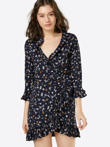 Boohoo Φόρεμα 'Bethany Floral' σε μπλε: μπροστά