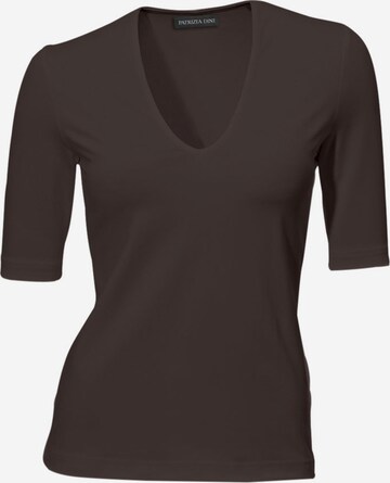 T-shirt heine en marron : devant