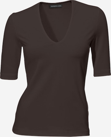 T-shirt heine en marron : devant