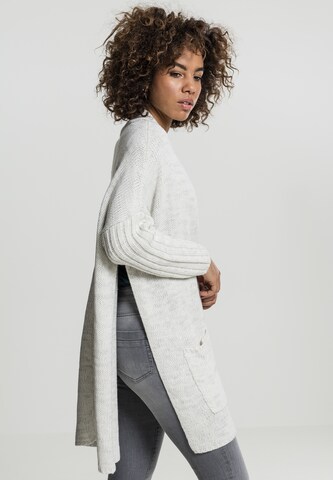 Urban Classics - Casaco de malha oversized em branco