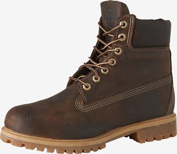 TIMBERLAND Boots σε καφέ: μπροστά