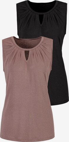 LASCANA Top in Pink: front