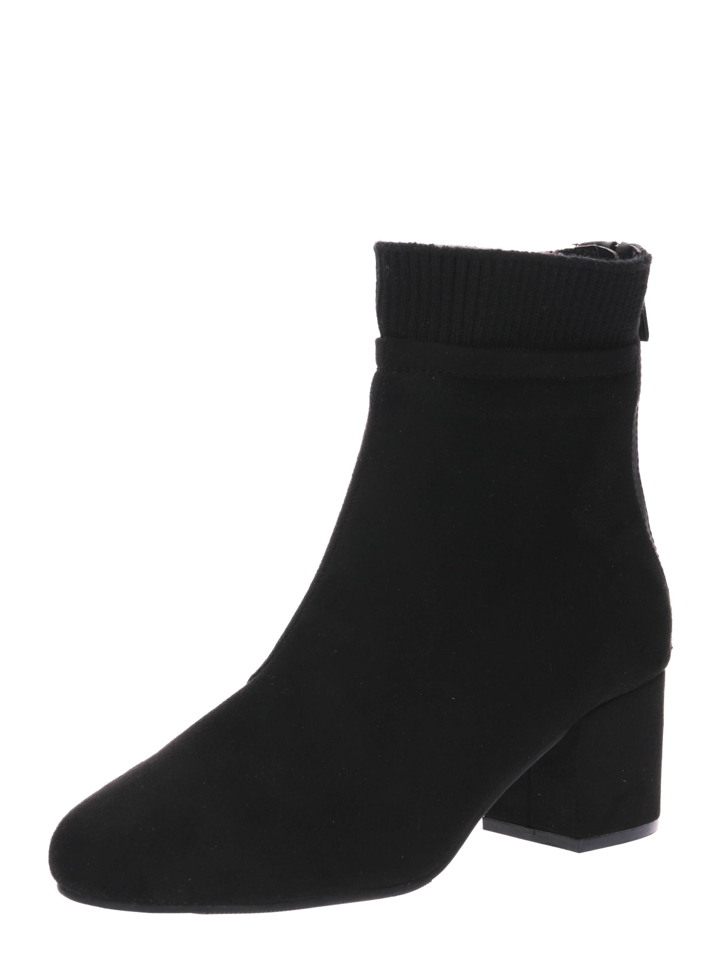 ABOUT YOU - Enkellaarsjes 'Samira Shoe' in de kleur Zwart