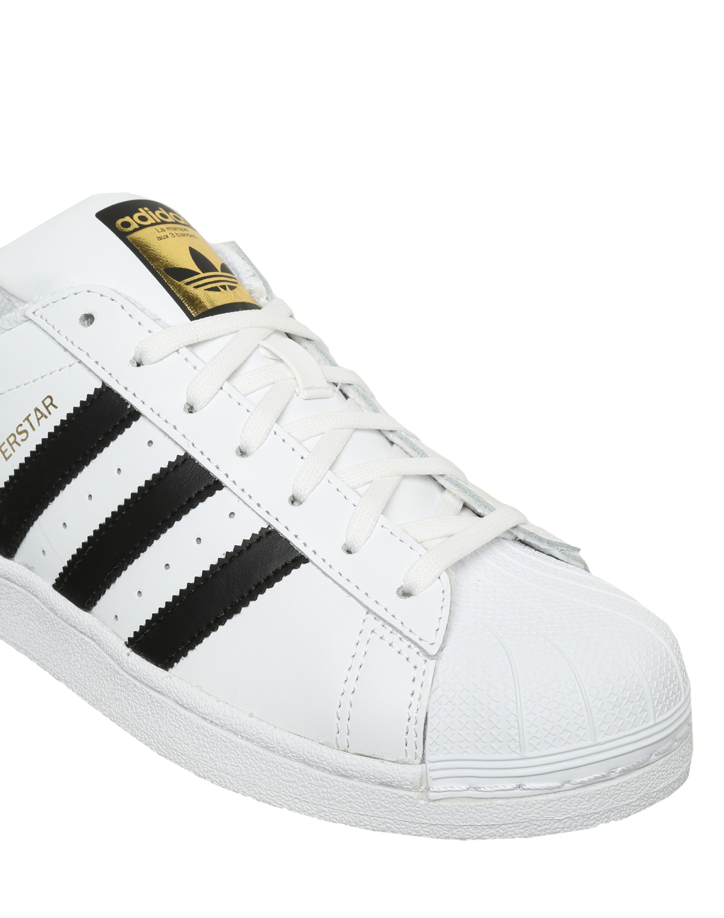 adidas superstar weiß schwarz gold